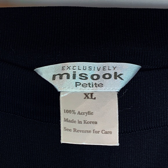 Misook Wide Leg Pull On Pants Petite XL - Picture 5 of 5